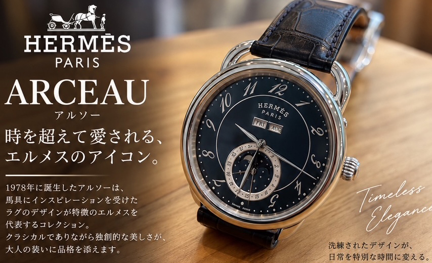 エルメス アルソー 時を超えて愛される、エルメスのアイコン。